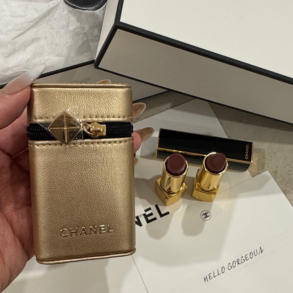 CHANEL ROUGE ALLURE VELVET LIP SET Set of 2 Luminous Matte Lip Colours SOLD OUT